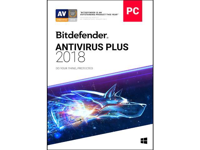 Bitdefender Antivirus Plus 2018 1 PC / 1 Year - Newegg.com