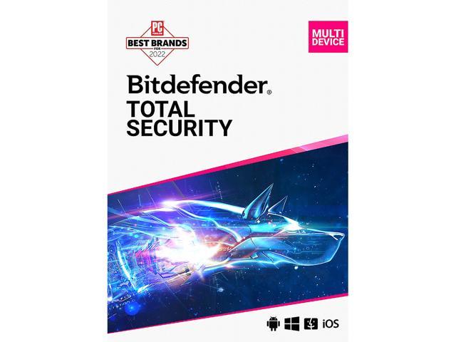 Bitdefender Total Security 2021 - 2 Year / 10PCs