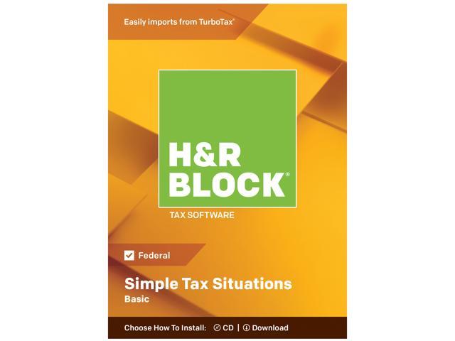 H&R BLOCK Tax Software Basic 2018 - Federal Only