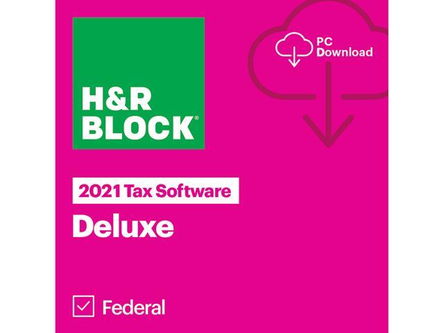 H&R Block 2021 Deluxe - Windows - Download - Newegg.com