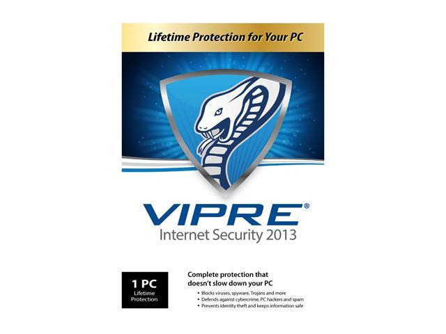 VIPRE Internet Security 2013 - 1 PC - PC Lifetime - Product Key Card (no media)