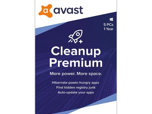 Avast CleanUp Premium 2021, 5 Devices 1 Year - Download