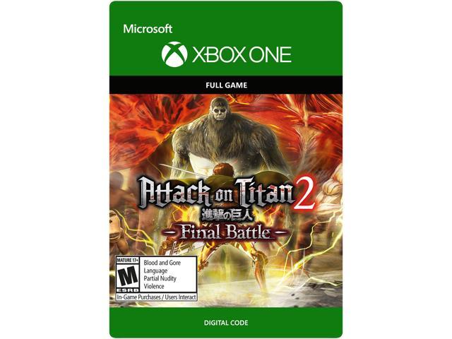 attack on titan 2 xbox one digital code