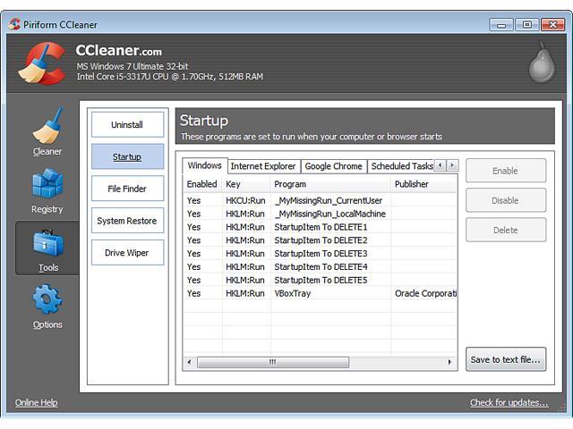 ccleaner piriform software ltd