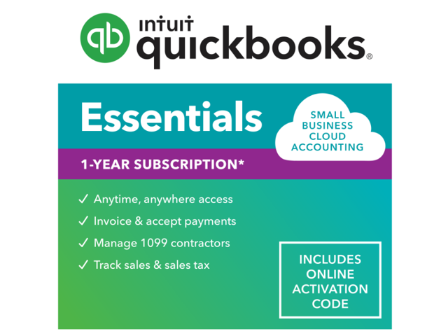 QuickBooks Essentials - 3 Users / 12 Month [Digital Delivery] - Newegg.com