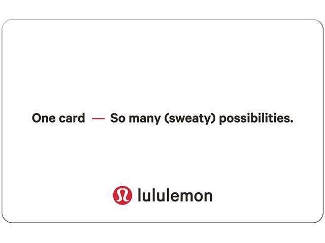 Lululemon $100 Gift Card (Email Delivery) - Newegg.com