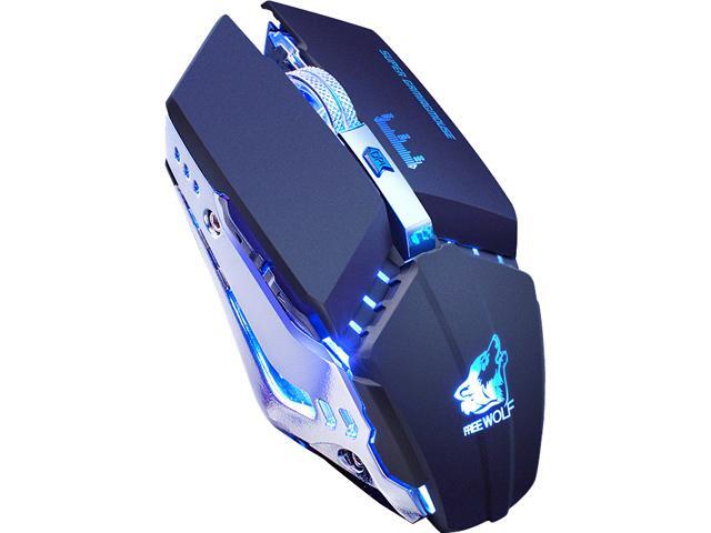 X11 Rechargeable Wireless Gaming Mouse Silent LED Backlit Optical Mice 2.4GHZ US 