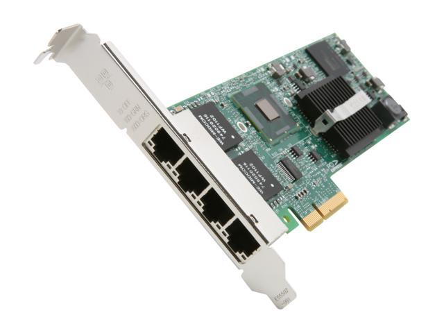 Intel E1G44ET2 Gigabit Ethernet Card 10/100/1000Mbps PCI-Express 4 x RJ45