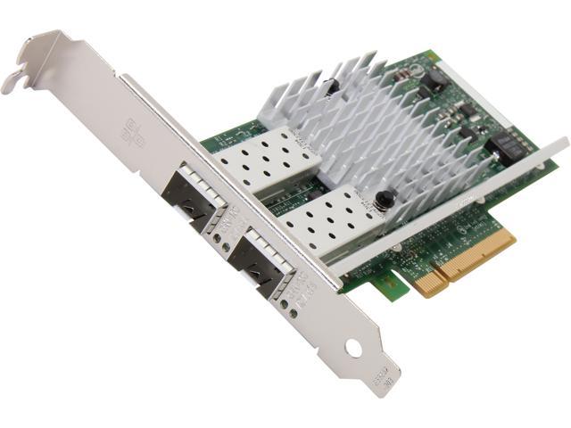 Intel X520-DA2 Dual Ports 10 Gigabit Ethernet Converged Network Adapter, PCI Express 2.0 x8, Low Profile