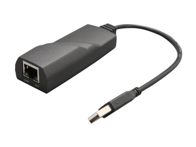 StarTech USB21000S Compact Black USB 2.0 to Gigabit Ethernet NIC Network Adapter