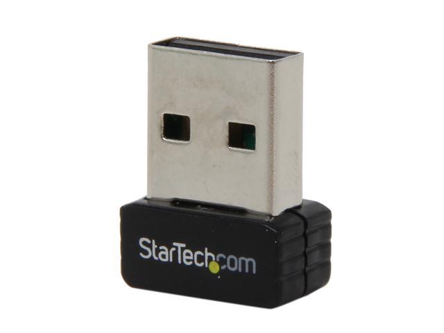 StarTech.com USB150WN1X1 Mini Wireless N Network Adapter IEEE 802.11b/g/n USB 2.0 Up to 150Mbps Wireless Data Rates