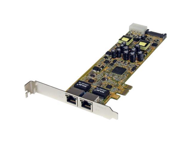 PCIe StarTech.com ST2000SPEXI 10/100/1000Mbps PCI-Express Dual Port PCI Express 