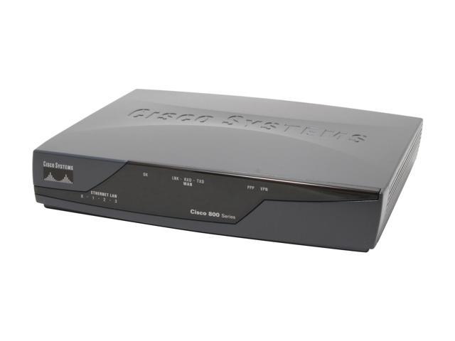 CISCO 850 Series CISCO851-K9 Integrated Services Router 1 x 10/100Mbps WAN Ports 4 x 10/100Mbps LAN Ports