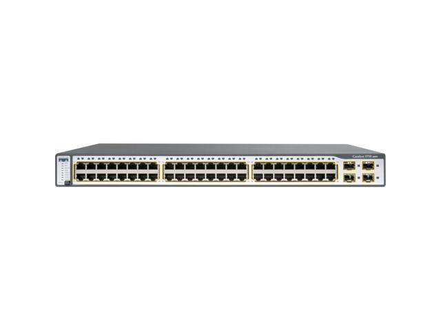 Cisco Cisco WS-C3750G-48TS-S 48 Ports Gigabits Couche 3 Switch 3750G-48TS-E Ios 15.0 