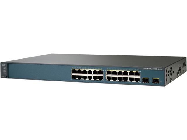 CISCO  Catalyst 3560  WS-C3560V2-24TS-S  10/100/1000Mbps  Layer-3 Switch