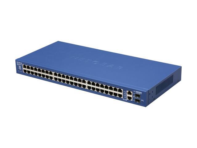 NETGEAR ProSAFE FS750T2NA 48-Port Fast Ethernet Smart Switch w/ 2 Gigabit Ports 10/100 Mbps