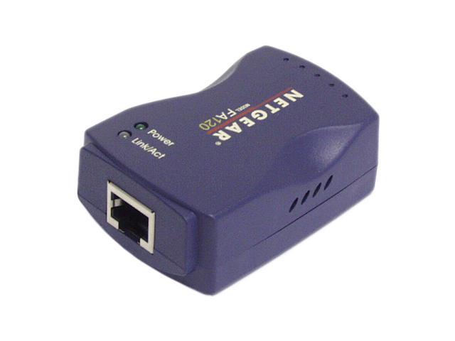 NETGEAR FA120 Fast Ethernet Adapter 10/100Mbps RJ-45, USB Type-A
