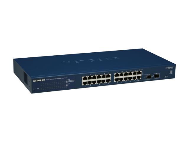 Switch gestionable Azul Netgear GS724T-400EUS ProSAFE 24 puertos