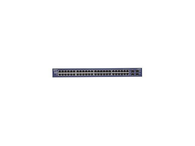 NETGEAR 48 Port Stackable Gigabit Smart Switch w/ 2 Combo + 4 SFP ports - Lifetime Warranty (GS748TS)