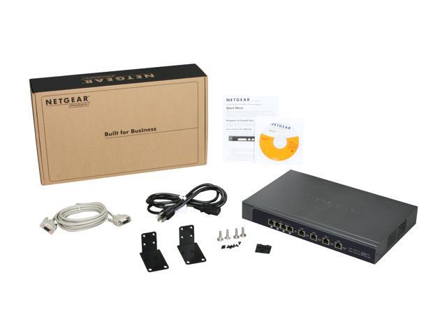 NETGEAR SRX5308-100NAS Wired ProSafe Quad WAN Gigabit SSL VPN Firewall ...