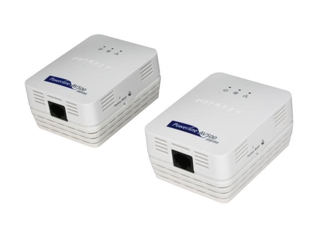 NETGEAR XAVB5001-100NAS Powerline AV 500 Adapter Kit Up to 500Mbps