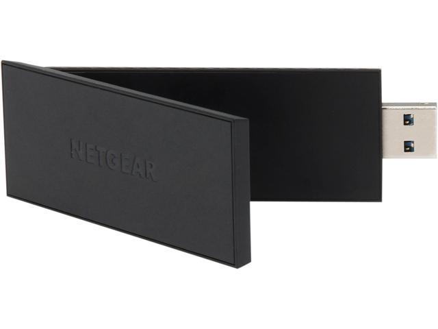 NETGEAR AC1200 Wi-Fi USB Adapter USB 2.0 Dual Band Compatible with Windows and Mac A6150-100PES 