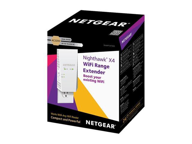 NETGEAR Renewed EX7300-100NAR Nighthawk AC2200 Plug-in WiFi Range Extender