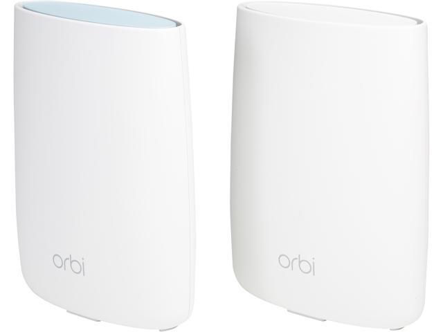 NETGEAR Orbi Ultra-Performance Whole Home Mesh WiFi System - fastest WiFi router and single satellite extender with speeds up to 3 Gbps over 5,000 sq. feet, AC3000 (RBK50)