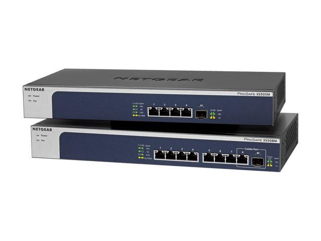 NETGEAR 5-Port 10G Multi-Gigabit Ethernet Unmanaged Switch (XS505M 