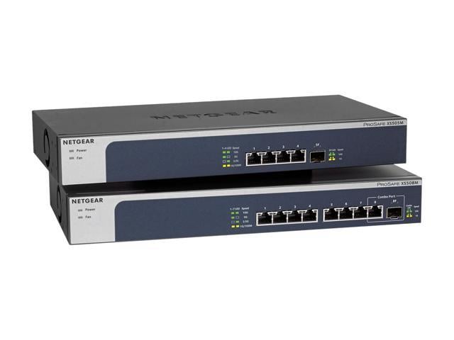 NETGEAR 5-Port 10G Multi-Gigabit Ethernet Unmanaged Switch (XS505M 
