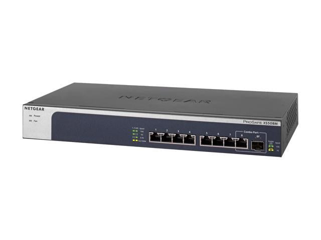 Netgear 8 Port 5 Speed Unmanaged Switch 10 Gigabitmulti Gigabit