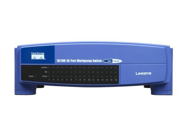 LINKSYS EZXS16W EtherFast 16-Port Workgroup Switch - Newegg.com