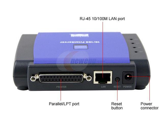 Intel netportexpress 10 100 print server настройка