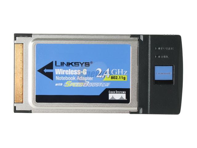 Linksys WPC54G Wireless G PCMCIA Adapter for Laptop Notebook Adaptor Card NEW 