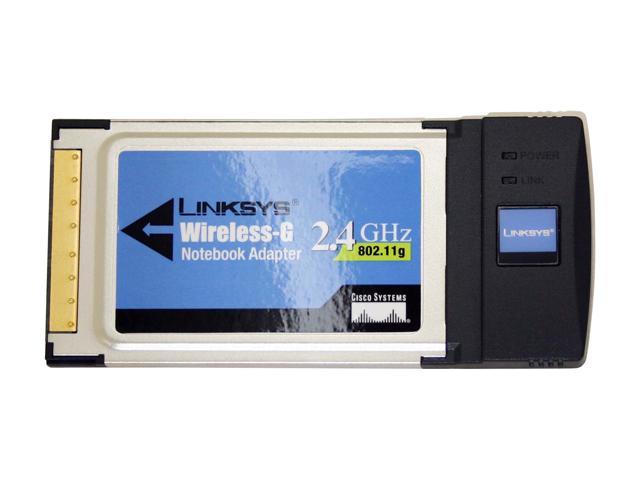 Linksys WPC54G-WB Wireless-G Notebook Adapter  (White Box) IEEE 802.11b/g 32-bit Cardbus Up to 54Mbps Wireless Data Rates - OEM