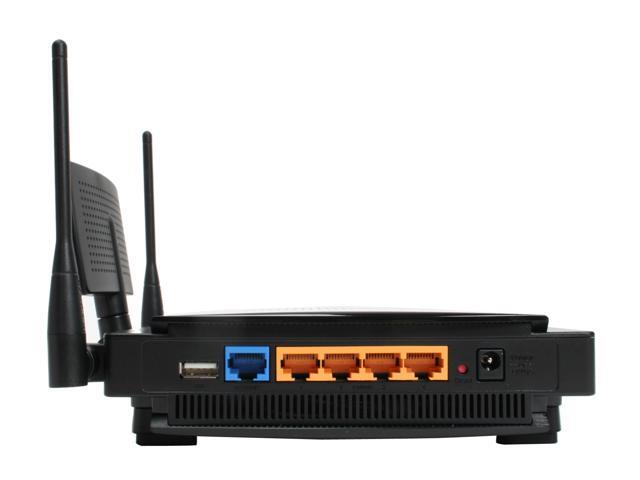 Linksys WRT600N Dual-Band Wireless-N Gigabit Router with Storage Link ...