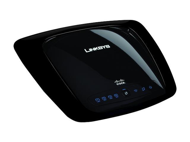 Linksys WRT160N Wireless Broadband Router 802.11b/g/n up to 300Mbps/ 10/100 Mbps Ethernet Port x4