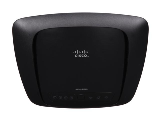 Cisco-Linksys E1000 Wireless B/G/N Router 4 LAN ports 