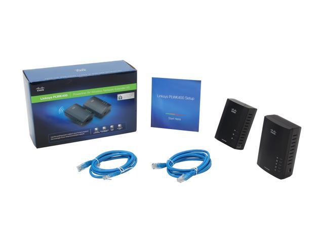 LINKSYS PLWK400 Powerline Wireless Network Extender Kit - Newegg.com