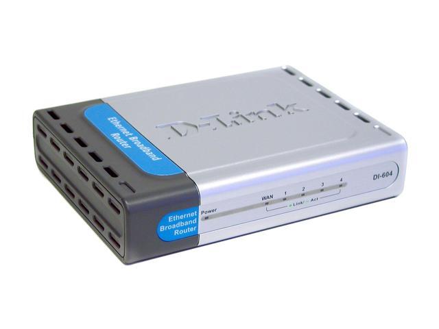 D-Link DI-604 Cable / DSL Router 4-Port Switch