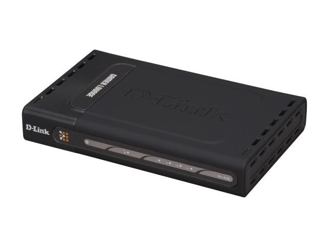 D-Link DGL-4100 Gigabit Gaming Router GamerLounge Broadband 1 x 10/100Mbps WAN Ports 4 x 10/100/1000Mbps LAN Ports