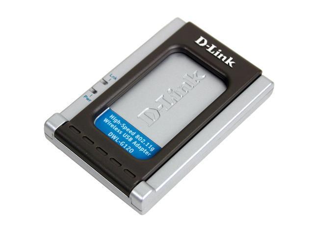 D-Link DWL-G120 Faster Wireless Adapter IEEE 802.11  IEEE 802.11g  IEEE 802.11b USB 2.0 Up to 54Mbps Wireless Data Rates