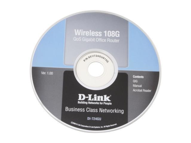 D-Link DI-724GU Wireless 108G QoS Gigabit Office Router - Newegg.com