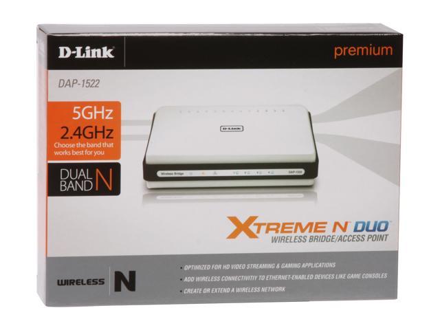 D-Link Xtreme-N Duo Wireless Bridge/Access Point (DAP-1522) Wireless