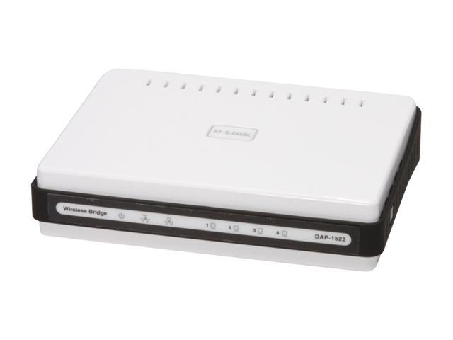 D-Link Xtreme-N Duo Wireless Bridge/Access Point (DAP-1522) Wireless N300, Dual-Band, Fast Ethernet