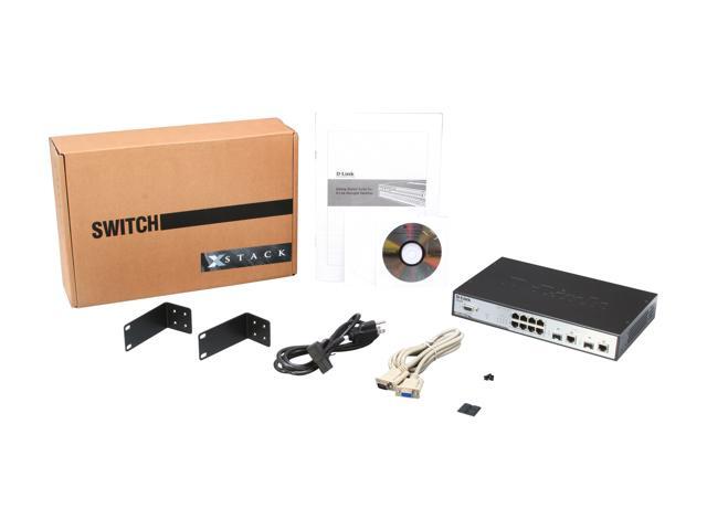D-Link xStack DGS-3200-10 Managed L2 Switch - Newegg.com
