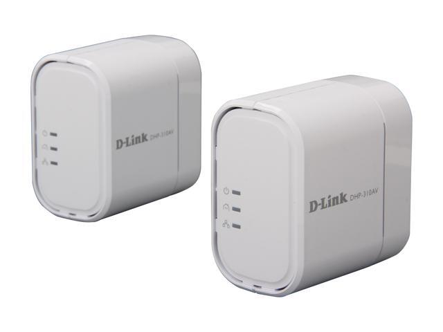 D-Link DHP-310AV 200 Mbps PowerLine AV Mini Adapter