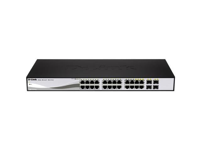 D-Link 28-Port Web Smart Gigabit Ethernet PoE Switch (DGS-1210-28P)