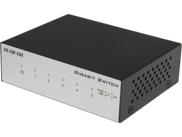 D-Link GO-SW-5GE 5-Port Gigabit Unmanaged Metal Desktop Switch
