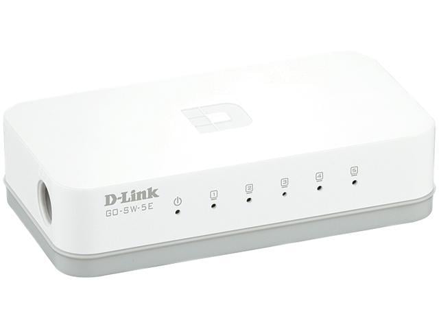 D-Link GO-SW-5E Unmanaged 10/100Mbps 5-Port Switch